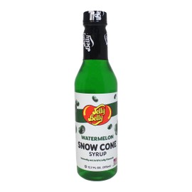 Jelly Belly Snow Cone Syrup - Shaved Ice Syrup, Slushie, and Ice Pop Flavoring for Party (Watermelon)