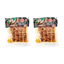 Miyazaki N Foods Side Dishes, Meat Roll Rice Ball Stick, Spicy, 7.1 oz (200 g) (50 g) x 4 Bottles x 2 Packs