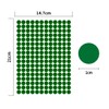 KALYRON 4080 pcs Green Dot Stickers 10 mm Round Green