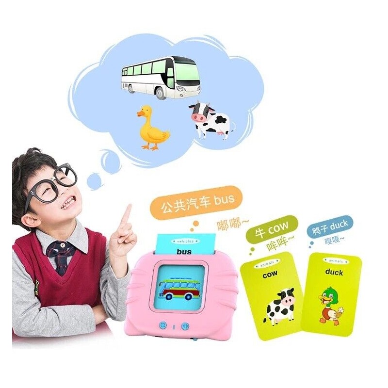 Talking Flash Cards For Toddlers Preschool Words Learning 224Card Toys