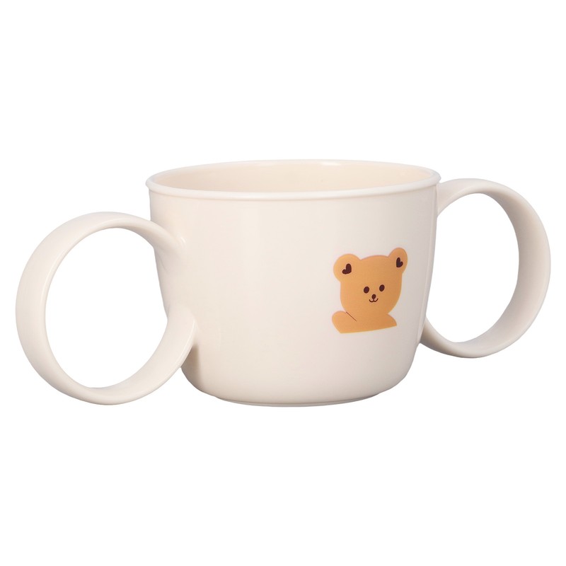 Baby Learning Drinking Cup 200mL Cartoon Animal Print Silicone Training