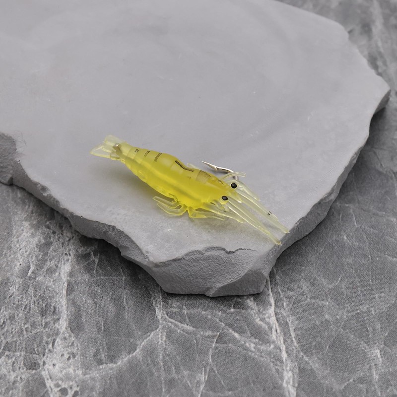 LT Easiyl Weiche Garnelenköder, Länge 4 cm, Garnelenköder, Wurmköder, weicher