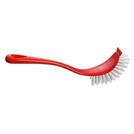 haug bürsten - Rondo Dish Brush - Colour: Red - Dimensions: 24 x 4 x 2.5 cm - Shape: Oval - Material: Nylon 6.6 - Made in Germany
