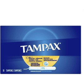 Tampax Regular Tampons with Flushable Cardboard Applicator - Regular - 10 ct