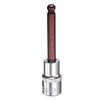 sourcing map 8mm Ball End Hex Bit Socket 1/2" Square