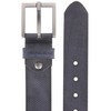 Red Bridge Men's Genuine Leather Belt Scratched Honeycomb, blue