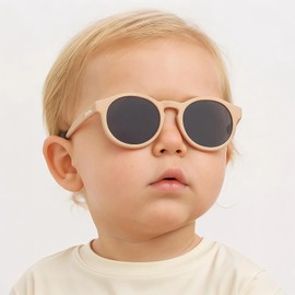 EYEBUDDY Toddler Sunglasses Age 0-2: Kids Polarized Sun Glasses for Boys/Girls, UV 400 Shades for Baby Children, A02-baby Sunglasses-pink