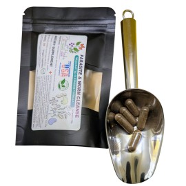 Honest Herbs Worm & Parasite Blend - Natural Cleanse Formula - 500mg - 50 Veggie Caps