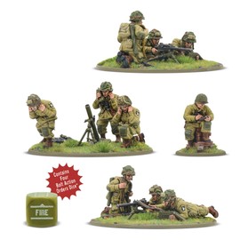 US Airborne (D-Day) Heavy Weapons Platoon 28mm Scale Miniatures for Bolt Action Highly Detailed World War 2 Miniatures