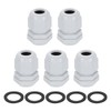 sourcing map 5Pcs PG11 Nylon Cable Glands, Waterproof Cord Grip