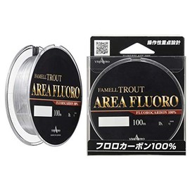 YAMATOYO Fluorocarbon Line, Famel Trout Area Fluoro, 100 m, No. 0.7, 2.5 lb, Clear