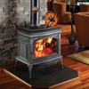 Stove Fan 6 Blade Mini Fireplace Fan Heat Powered Wood