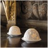 MATHILDE M. - Tea light holder made of fine china.