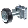SECCARO 20 x M6 Rack Mount Cage Nuts Zinc Plated