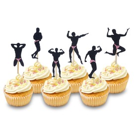 Decorazione per torte di addio al nubilato, 24 pezzi, decorazione per torte di addio al nubilato, matrimonio, festa di compleanno, cupcake