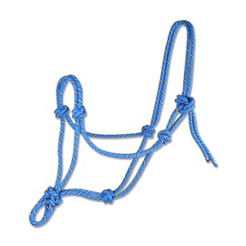WALDHAUSEN Pony Knot Halter Azure Blue/Brown
