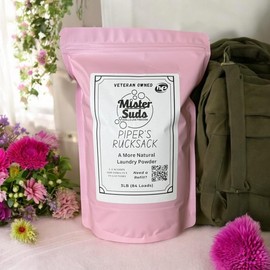 Laundry Detergent Powder - Naturally Derived Ingredients - Mister Suds - 3LB (84 Loads) - Scent: Captain's Hideout