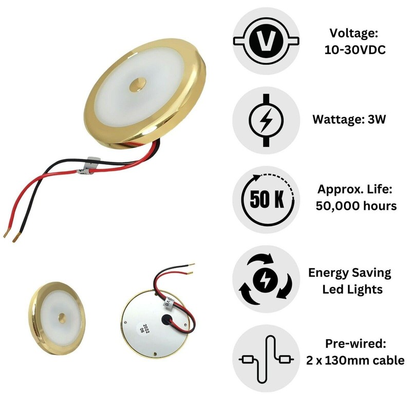 MARVIX LED Spot Light 12V 24V Touch Switch Dimmer 70mm