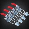 Toggle Latch Clamps,4PCS Heavy Duty Toggle Clamp Latch Capacity 360LBs,Adjustable