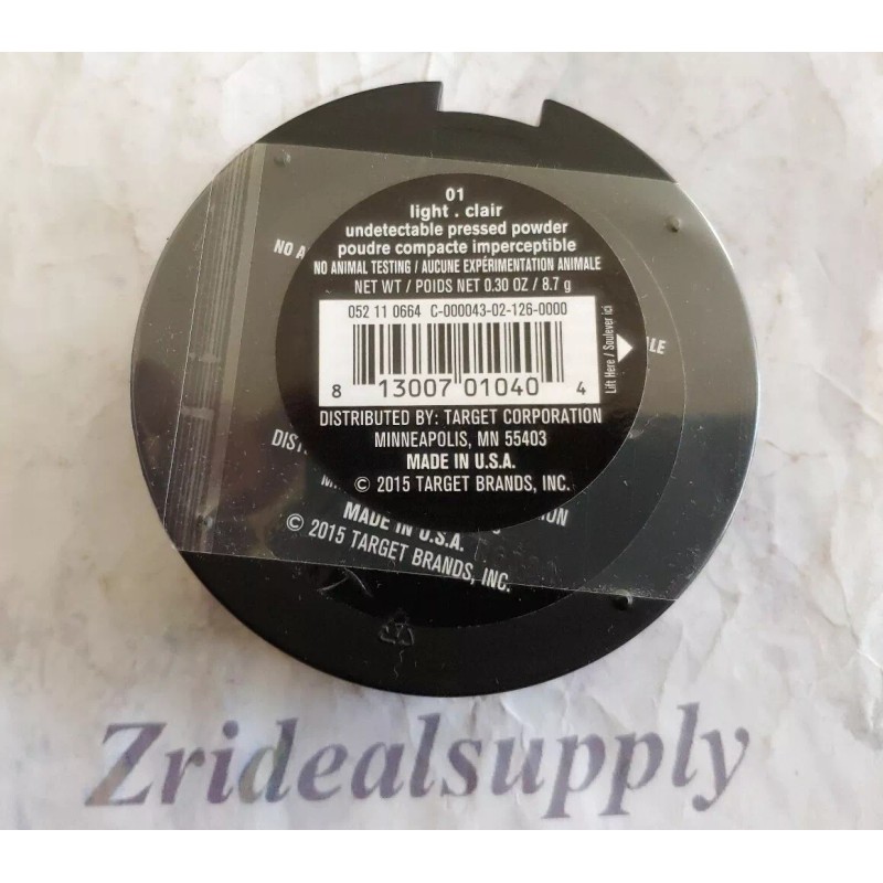 Sonia Kashuk Undetectable Pressed Powder 01 Light SEALED