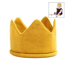 Gearmax Baby Crown Knitted Hat,Birthday Party Newborn Baby Gift Hats