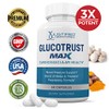 Justified Laboratories Glucotrust Max 1295MG Formula All Natural Supplement Pills