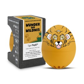 Brainstream Tiger Egg Timer - Singing Egg Cooker for 3 Hardness Levels - Funny Music Egg Timer - Germany