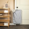 Household Essentials Door Hanging Laundry Bag, Washable Canvas Bag with