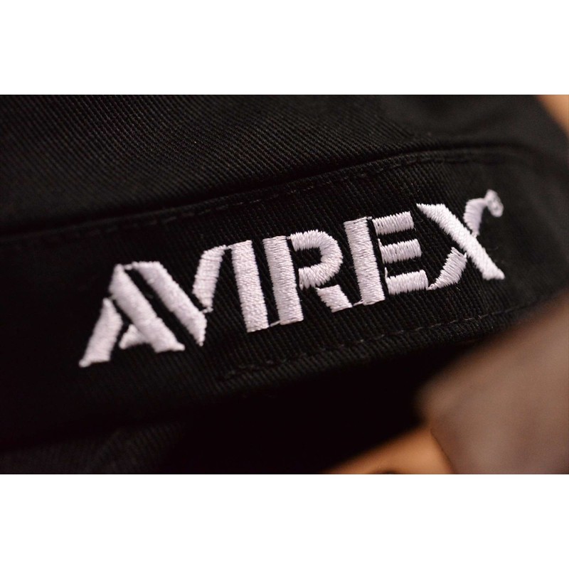 AVIREX Men's Work Cap, Black