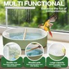 POMFAEE Bird Bath, Parrot Bathtub, Automatic Parrot Shower Bath with