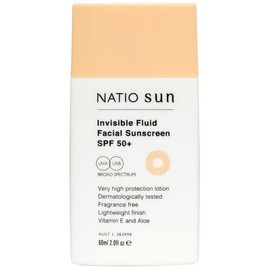 Natio Invisible Face Fluid Sunscreen SPF 50+ 60ml
