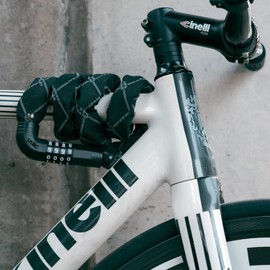 ULAC Steel Kombat Bike Chain Lock Combo, Security, Heavy-Duty, Anti-Theft Steel Chain Lock for Bicycle, Motorcycle, Door, Fence (7mm x 100cm) (Neo)