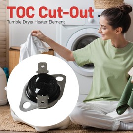 Reliapart Tumble Dryer Heater Element Unit NTC Thermistor TOC Thermostat Thermal Cut-Out for Bush TD7CNBCW
