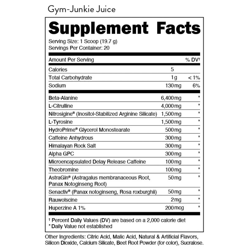 Bucked Up Mother Bucker MotherBucker Ultra Pre-Workout 20 Servings 5