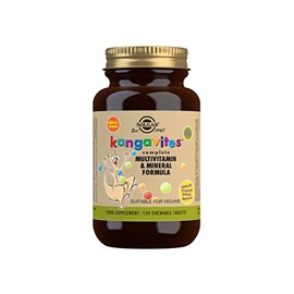 Solgar Kangavites Tropical Punch Complete Multivitamin and Mineral Formula Chewable Tablets - Pack of 120 - 28 Active Ingredients - Supports a Healthy Lifestyle - Vegan and Gluten Free