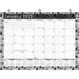 2024-2025 Calendar 18 Months Student Calendar/Planner for 3-Ring Binder, Desk, or Wall -v011