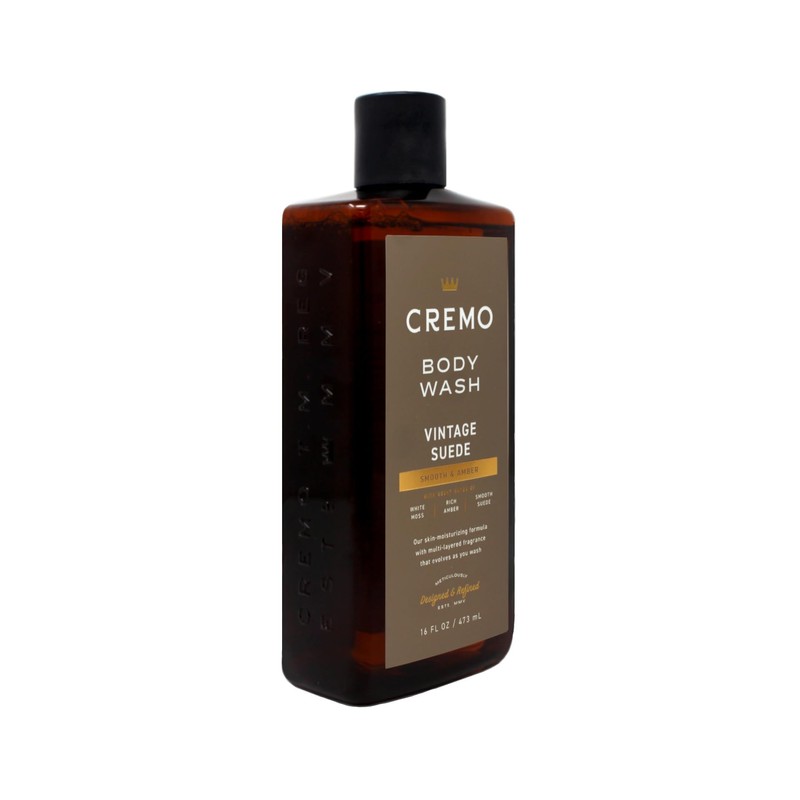 Cremo Rich-Lathering Vintage Suede Body Wash, A Vintage Suede with