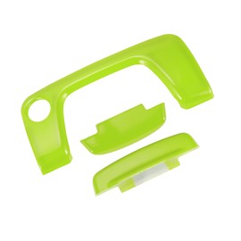 REPAIROCK 1 Set Center Console Armrest Switch Button Cover Trim for Jeep Wrangler JL JLU 2018-2024 Central Arm Rest Open Button Cover Sticker ABS Green