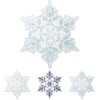 YEESOOM Snowboard Stomp Pad, Snowflake Stomp Pad Snowboarding Clear, 3D