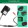 14.6V 2A LiFePO4 Battery Charger with Dual Alligator Clips Cable