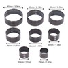 8 Pcs Leather Round Hole Punch Set Alloy Steel Leather
