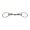 Equine Smile ES0110 Gebiss Wassertrense Hohl Einfach Gebrochen aus Edelstahl