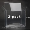 WICAREYO Box Protector for 2-Pack Figures, 5pcs Protector Case Sleeve