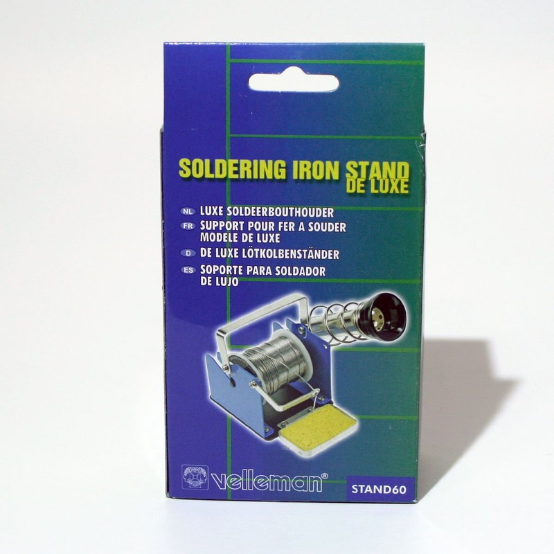 Velleman STAND60 Deluxe Complete Model Soldering Iron Stand, 240 V,
