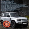 LESHIAUTO PCV Valve Cover Film Compatible with Land Rover Jaguar