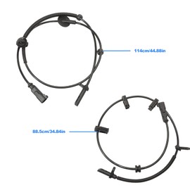4Pcs ABS Wheel Speed Sensor Compatible with Traverse 2009-2017 Enclave 2008-2017 Acadia 2007-2016 Saturn Outlook 2007-2010, Front Rear Left and Right 22739727 22739728