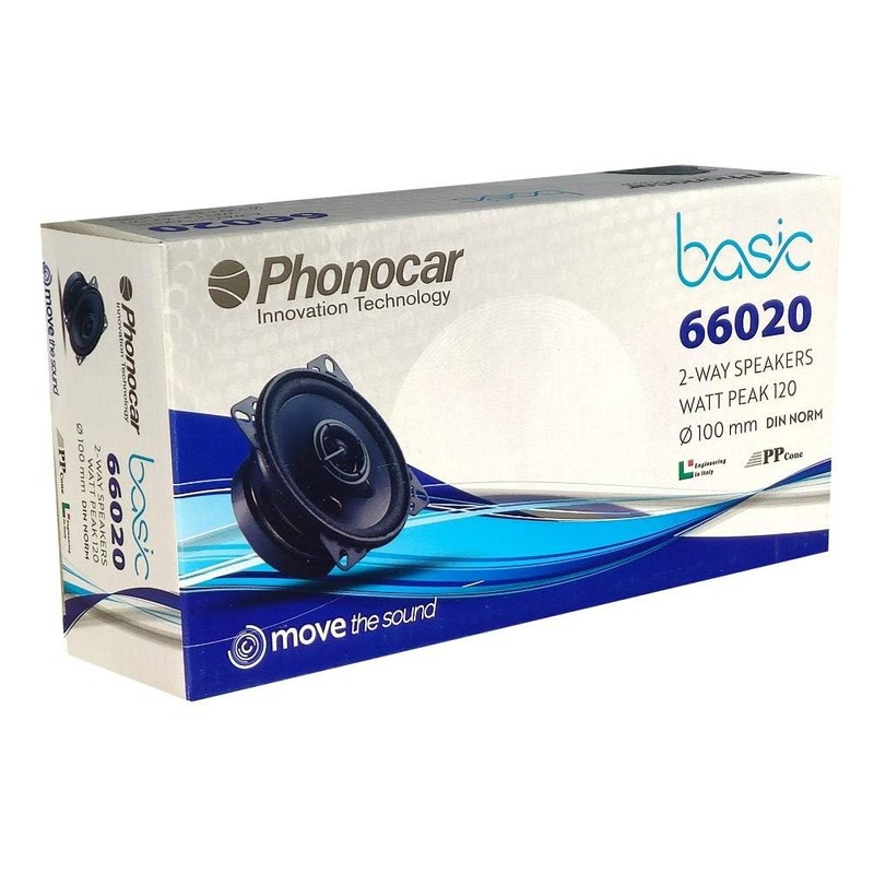 2 Speakers Compatible with Phonocar Basic 66020 Coaxial 2-Way 10.00