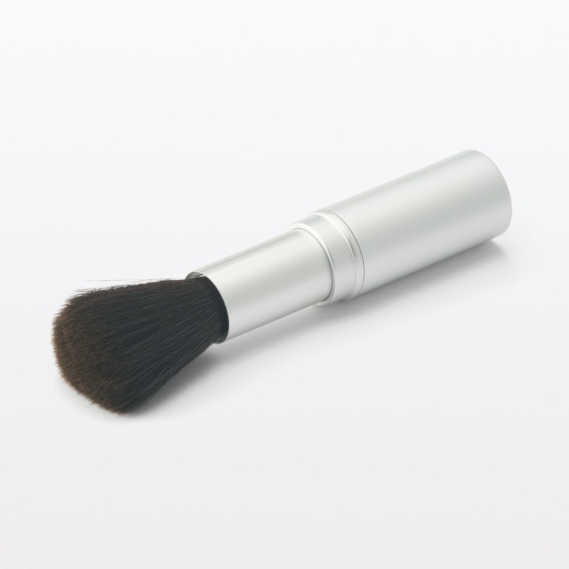 MUJI 44594575 Polyester Portable Teak Brush, Retractable Type, Diameter 0.9