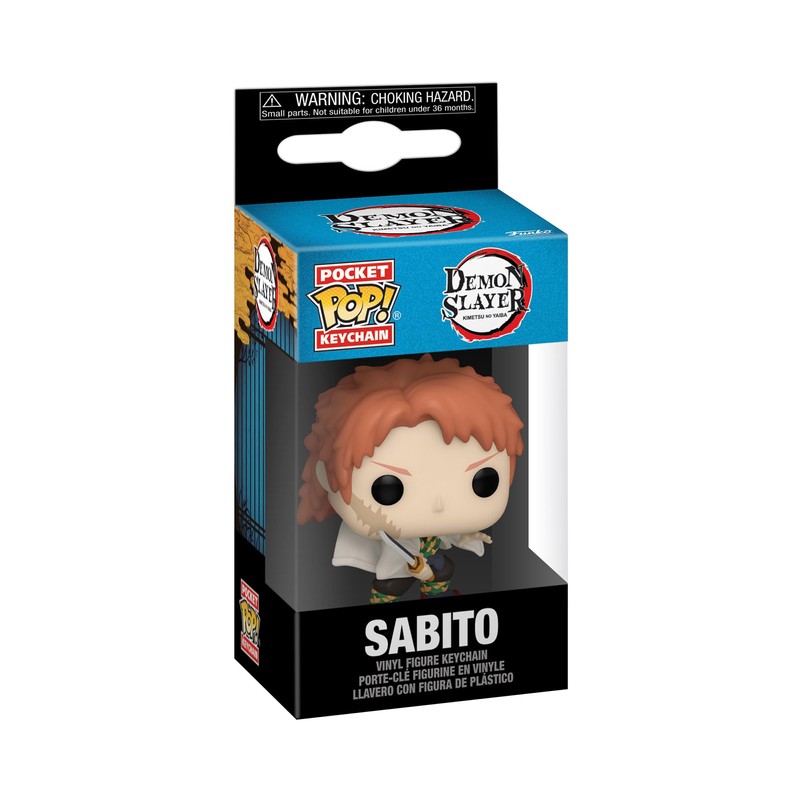 Funko POP! Keychain: Demon Slayer - Sabito - (No Mask)
