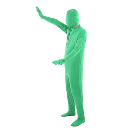Green Screen Bodysuit Body Suit Full Body Split Design for Photography Film Video 160cm 62.99in Screen Suit Photo Green Suit Film Green Suit Green Man Suit Screen Body Suit Photogr (180cm)